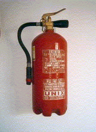 Spanish Unix fire extinguisher