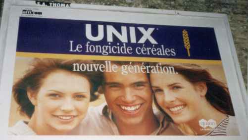 Unix fungicide poster